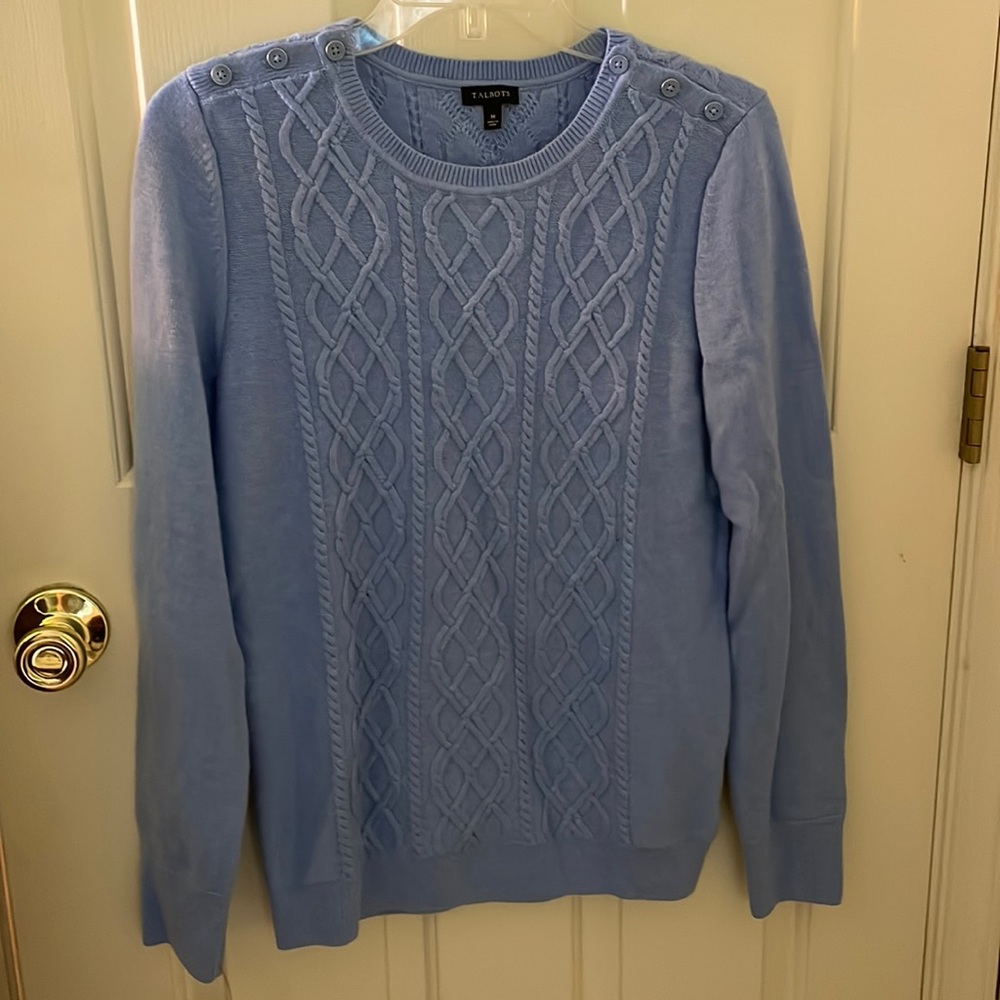 Talbot’s blue sweater. SizeM.
